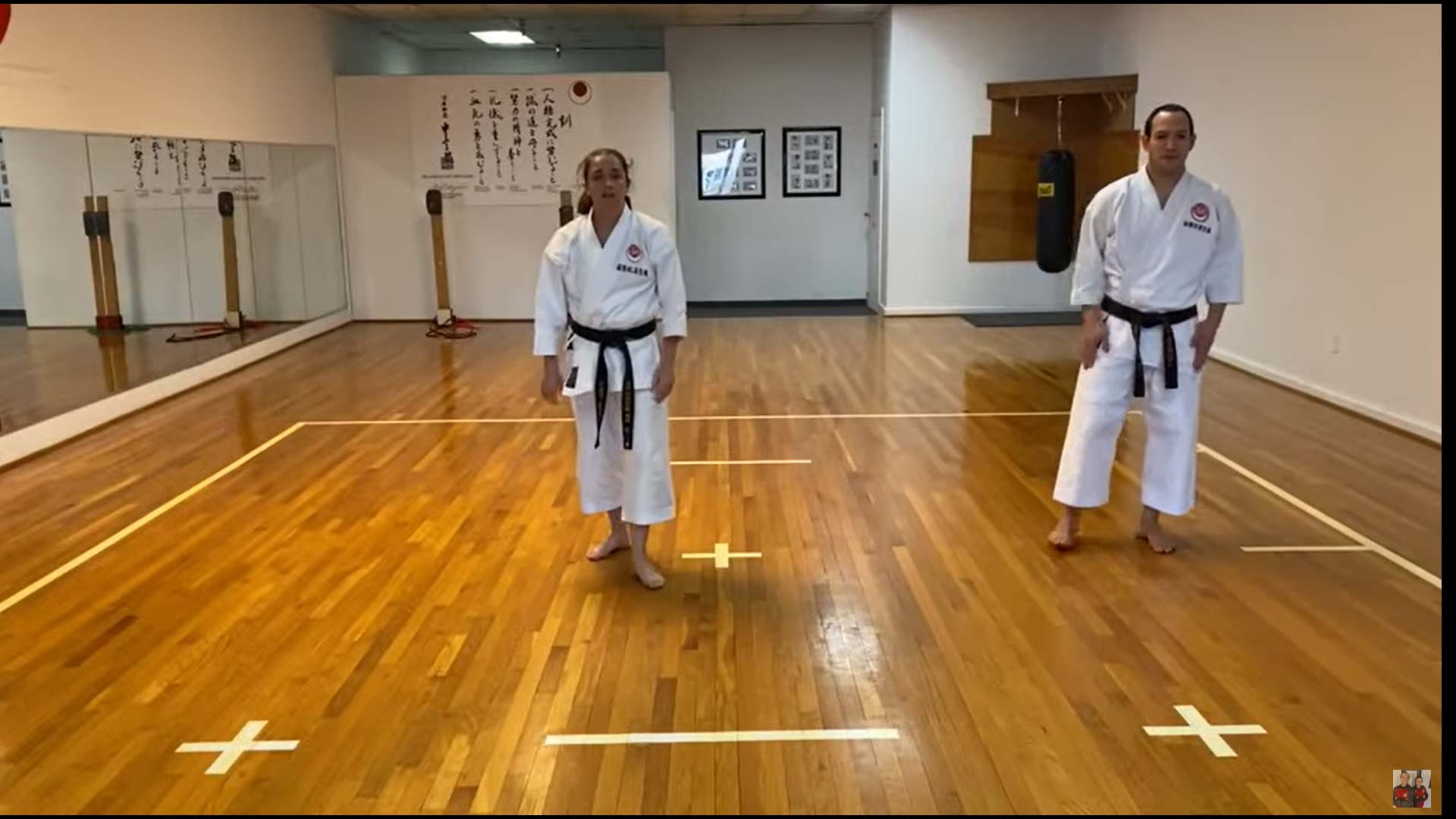 Karate Training Turning Techniques