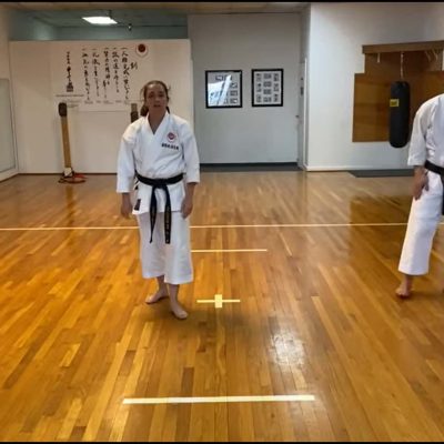 Karate Training Turning Techniques